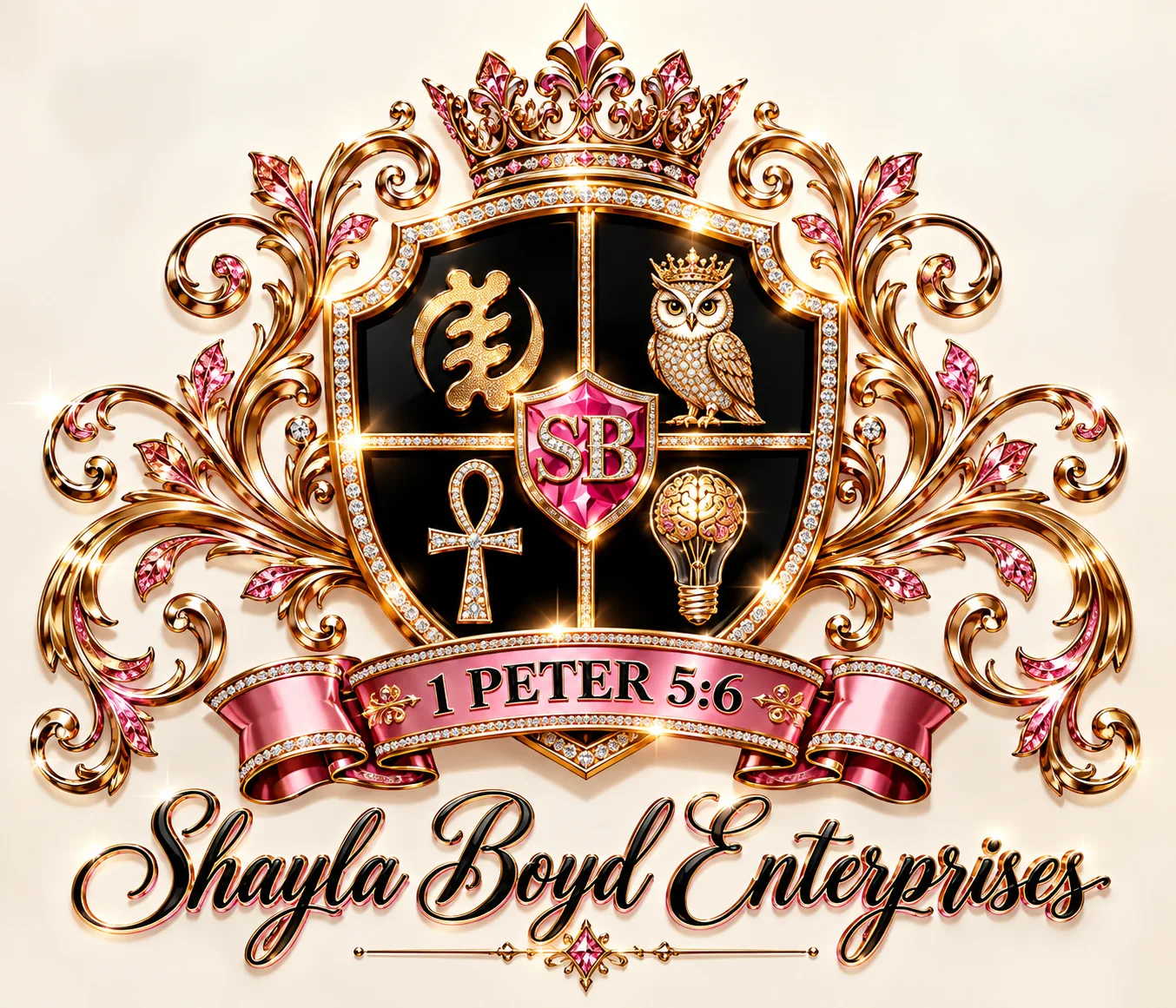 Shayla Boyd Enterprises SB crest